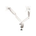 Fellowes arm for 2 monitors -  Platinum white