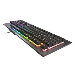 Klawiatura do gier Genesis Rhod 500 | Gaming z podświetleniem RGB | Klawiatura przewodowa USB | Klawiatura Membranowa | 104 klaw