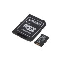 Kingston UHS-I | 64 GB | Karta przemysłowa microSDHC/SDXC | Klasa pamięci Flash Class 10, UHS-I, U3, V30, A1 | Adapter SD