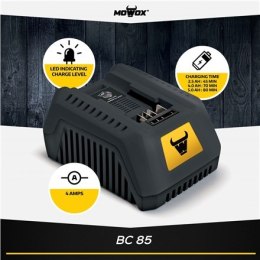 MoWox BC 85 Quick Charger 4A, 200W, suitable for Mowox 40V Li-Ion Battery.