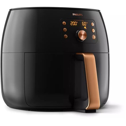 Philips | Premium Airfryer XXL | HD9867/90 | Moc 2225 W | Pojemność 7,3 L | Technologia Smart Sensing | Czarny