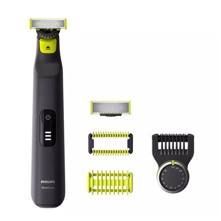 Golarka Philips OneBlade Pro do twarzy i ciała QP6541/15 Czas działania (maks.) 90 min, na mokro i na sucho, litowo-jonowy, czar