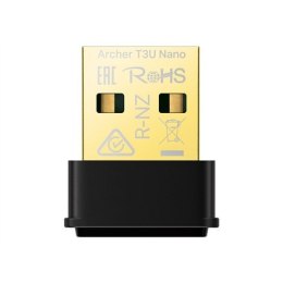 TP-LINK | Bezprzewodowy Adapter USB MU-MIMO AC1300 Nano | Archer T3U Nano | Wireless