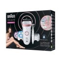 Braun Epilator | SES9-980 Silk-épil 9 SkinSpa | Operating time (max) 40 min | Number of power levels 2 | Wet & Dry | White/Pink