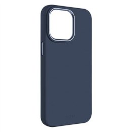 Fixed | MagFlow | Back cover | Apple | iPhone 15 Pro | Liquid silicon | Blue