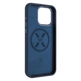 Fixed | MagFlow | Back cover | Apple | iPhone 15 Pro | Liquid silicon | Blue