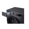 LG F2WR508S2M Washing machine, A, Front loading, Washing capacity 10 kg, Depth 56.5 cm, 1400 RPM, Middle Black | LG | Washing Ma