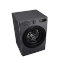 LG F2WR508S2M Washing machine, A, Front loading, Washing capacity 10 kg, Depth 56.5 cm, 1400 RPM, Middle Black | LG | Washing Ma