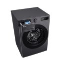 LG F2WR508S2M Washing machine, A, Front loading, Washing capacity 10 kg, Depth 56.5 cm, 1400 RPM, Middle Black | LG | Washing Ma