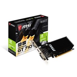 MSI | GT 710 2GD3H LP | NVIDIA | 2 GB | GeForce GT 710 | DDR3 | Porty DVI-D w ilości 1 | Porty HDMI w ilości 1 | PCI Express 2.0