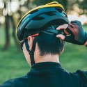 Kask rowerowy uniwersalny regulowany rozmiar M czarno-żółty