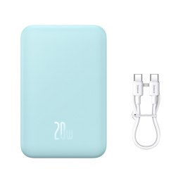 Powerbank Magnetic Mini 20000 mAh 20W + kabel USB-C niebieski