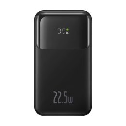 Powerbank z wyświetlaczem 20000mAh 22.5W + kabel USB-A / USB-C czarny