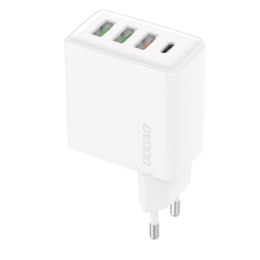 Szybka ładowarka sieciowa 3x USB + 1x USB-C 20W PD QC 3.0 biały