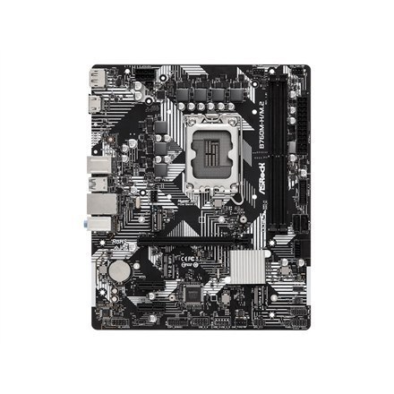 ASRock | B760M-H/M.2 | Rodzina procesorów Intel | Gniazdo procesora LGA1700 | DDR5 | Liczba złączy SATA 4