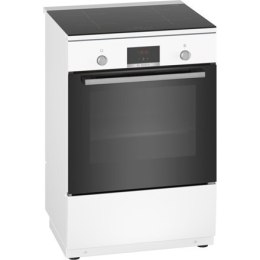 Bosch | Cooker | HLN39A020 | Hob type Induction | Oven type Electric | White | Width 60 cm | Grilling | LED | Depth 60 cm | 66 L