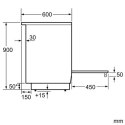 Bosch | Kuchenka | HLN39A060U | Typ płyty indukcyjna | Typ piekarnika elektryczny | Czarny | Szerokość 60 cm | Grillowanie | Cze