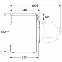 Bosch | WQG232ALSN | Suszarka z pompą ciepła | Klasa efektywności energetycznej A++ | Ładowanie od przodu | 8 kg | Kondensacja |