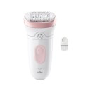 Braun Epilator | 7-000 Silk-épil 7 | Operating time (max) 40 min | Number of power levels 1 | Wet & Dry | White/Pink