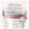 Braun Epilator | SE9730 Silk-epil 9 | Number of power levels 2 | Wet & Dry | White/Pink