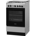 INDESIT Cooker | IS5G1PMX/E/1 | Hob type Gas | Oven type Gas | Stainless steel | Width 50 cm | Grilling | Depth 60 cm | 59 L