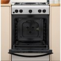 INDESIT Cooker | IS5G1PMX/E/1 | Hob type Gas | Oven type Gas | Stainless steel | Width 50 cm | Grilling | Depth 60 cm | 59 L