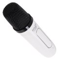 Głośnik karaoke z mikrofonem | AD 1199W | Bluetooth | Biały | Przenośny | Połączenie bezprzewodowe