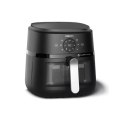 Philips NA231/00 Airfryer, 1700 W, pojemność patelni 6,2 l, czarny, srebrny | Philips Airfryer | NA231/00 | moc 1700 W | pojemno