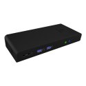 Raidsonic | Icy Box USB 3.2 Gen 1 Notebook DockingStation | IB-DK2251AC | Stacja dokująca | Porty HDMI w liczbie 2