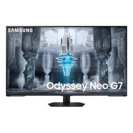 Samsung Odyssey Neo G7 | S43CG700NU | 43 in | VA | 4K 3840 x 2160 at 144 Hz | 400 cd/m² | 2xHDMI, DisplayPort | Tilt | Speaker(s