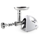 Tristar | VM-4210 Meat Grinder | White | 3 Stainless steel grinding plates, Aluminum grinder head, Aluminum hopper tray, Sausage