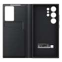 Oryginalne etui case Smart View Wallet z klapką do Samsung Galaxy S24 Ultra czarne