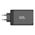 Ładowarka sieciowa GaN 130W 3x USB-C PD 1x USB-A 3.0 QC czarna