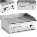 Grill elektryczny płyta grillowa gładka ryflowana 548 x 350 mm 3000 W