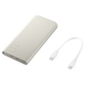 Oryginalny powerbank FastCharge 2x USB-C 25W 10000mAh beżowy