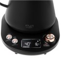 Adler Kettle | AD 1349 | Electric | 1100 W | 1 L | Stainless steel | 360° rotational base | Black/Gold