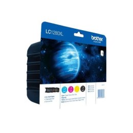 Brother LC1280XL Multipack Ink Cartridge C/M/Y/BK