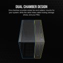 Corsair Dual Chamber PC Case | 6500X | Black/Obsidian Aluminum | Mid-Tower | Power supply included No | ATX