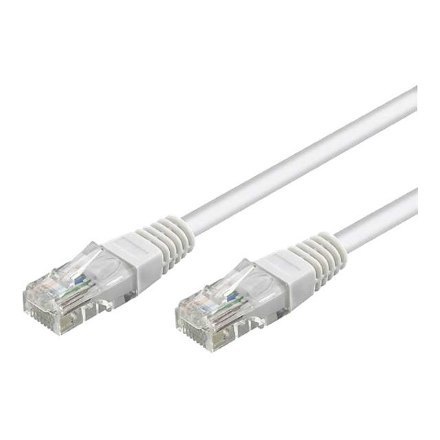 Kabel krosowy | 68638 CAT 6 U/UTP | PVC AWG 24/7 | Długość kabla: 7,5 m | Biały