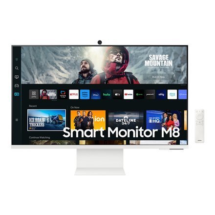 Samsung | LS27CM801UUXDU | 27 " | VA | 16:9 | 60 Hz | 4 ms | 3840 x 2160 pixels | 400 cd/m² | HDMI ports quantity 1 | White