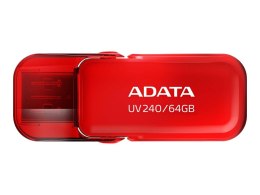 ADATA Karta Pamięci USB UV240 64 GB, Czerwona