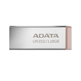 ADATA | Pamięć Flash USB | UR350 | 128 GB | USB 3.2 Gen1 | Brązowa