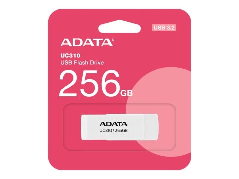 ADATA | Pamięć USB | UC310 | 256 GB | USB 3.2 Gen1 | Biały