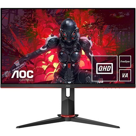 AOC | Q27G2U | 27 " | VA | QHD | 16:9 | 1 ms | 250 cd/m² | Black/Red | HDMI ports quantity 2 | 155 Hz