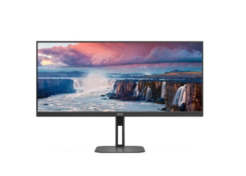 AOC | Monitor | U34V5C/BK | 34 " | VA | 21:9 | 100 Hz | 4 ms | 3440 x 1440 pixels | HDMI ports quantity 1 | Black