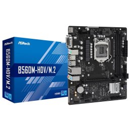 ASRock | B560M-HDV R3.0 | Processor family Intel | Processor socket LGA1200 | DDR4 DIMM | Memory slots 2 | Supported hard disk d