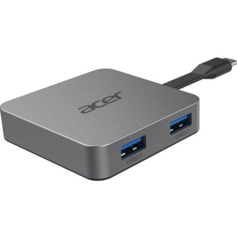 Acer | Stacja dokująca 4w1 | Stacja dokująca | Porty USB 3.0 (3.1 Gen 1) Type-C w ilości 1 | Porty USB 3.0 (3.1 Gen 1) w ilości