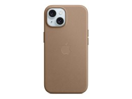 Apple iPhone 15 FineWoven Case with MagSafe - Taupe | Apple | iPhone 15 FineWoven Case with MagSafe | Case with MagSafe | Apple