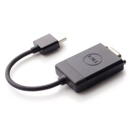 Adapter wideo Dell | 15-pinowy HD D-Sub (HD-15) | żeński | 19-pinowy HDMI typu A | męski | czarny