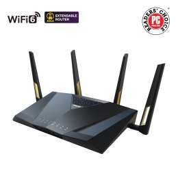 Bezprzewodowy dwuzakresowy router gigabitowy, UK | RT-AX88U PRO | 802.11ax | 1148+4804 Mbit/s | 10/100/1000 Mbit/s | Porty Ether